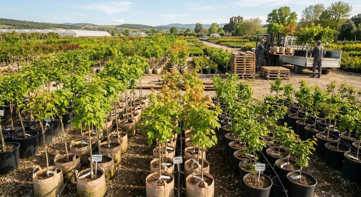 Yapraklı Ağaç Grubu — 10.000 Adet/Yıl